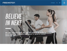 Tablet Screenshot of freemotionfitness.com